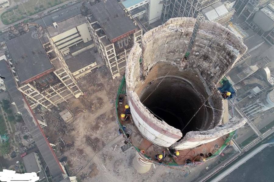 吉林煙囪拆除工藝過程中的技術性