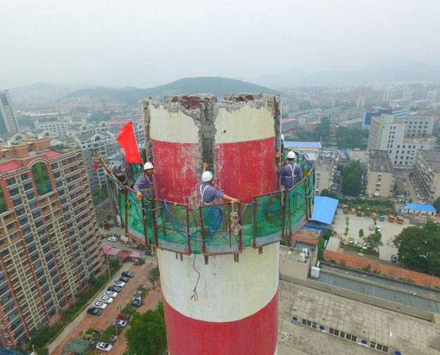 煙囪拆除的方法與安全步驟