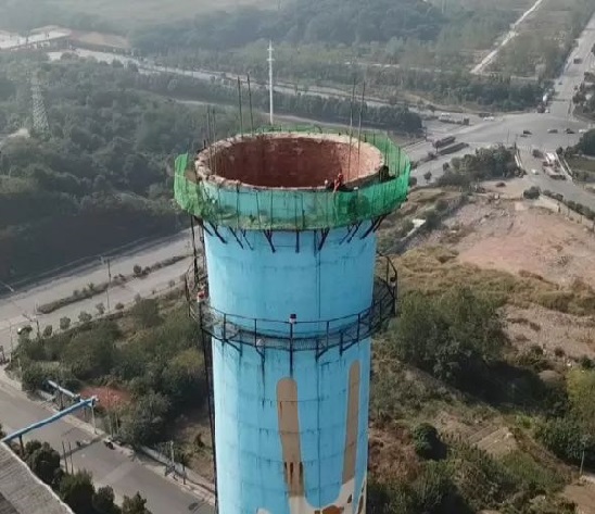 煙囪人工拆除——安全快捷