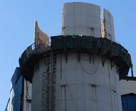煙囪拆除公司-煙囪人工拆除施工步驟
