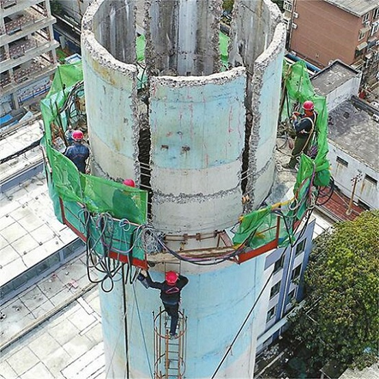 煙囪拆除:高超技藝,綠色拆除