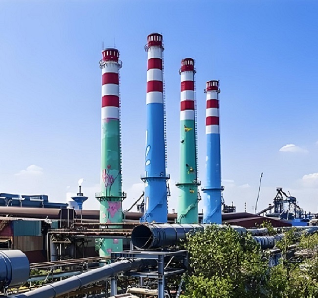 濟南煙囪美化的詳細工序_進行_表面_處理_底漆_涂層